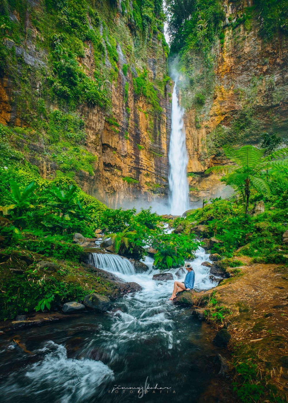 Kapas Biru Waterfall, Indonesia