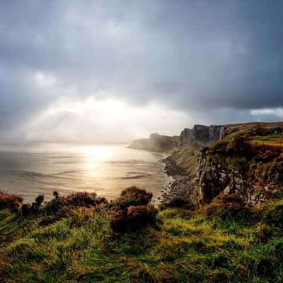 Kilt rock on Skye, United Kingdom