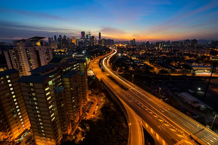 Kuala Lumpur during Sunset