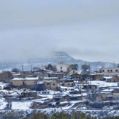 Laguna Pueblo in Winter, USA