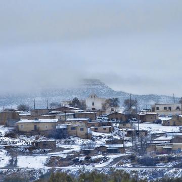 Laguna Pueblo in Winter, USA