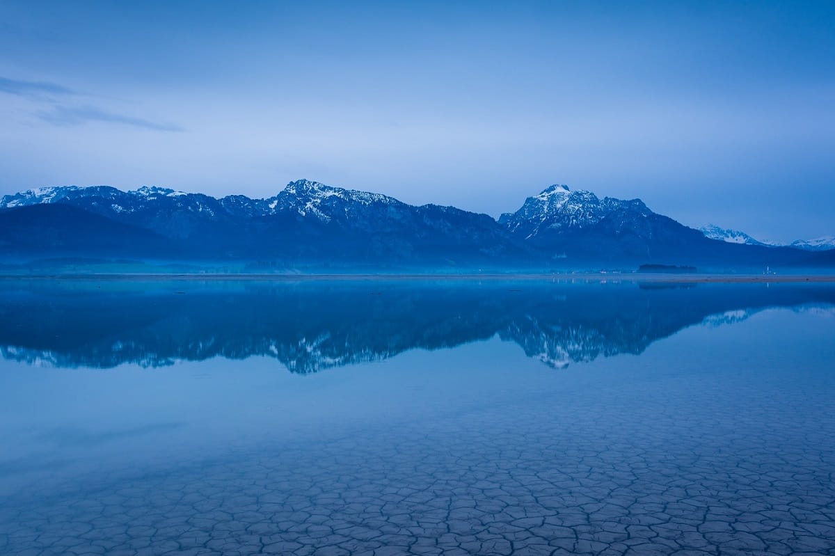 Lake Forggensee, Eastern Allgeau, Germany