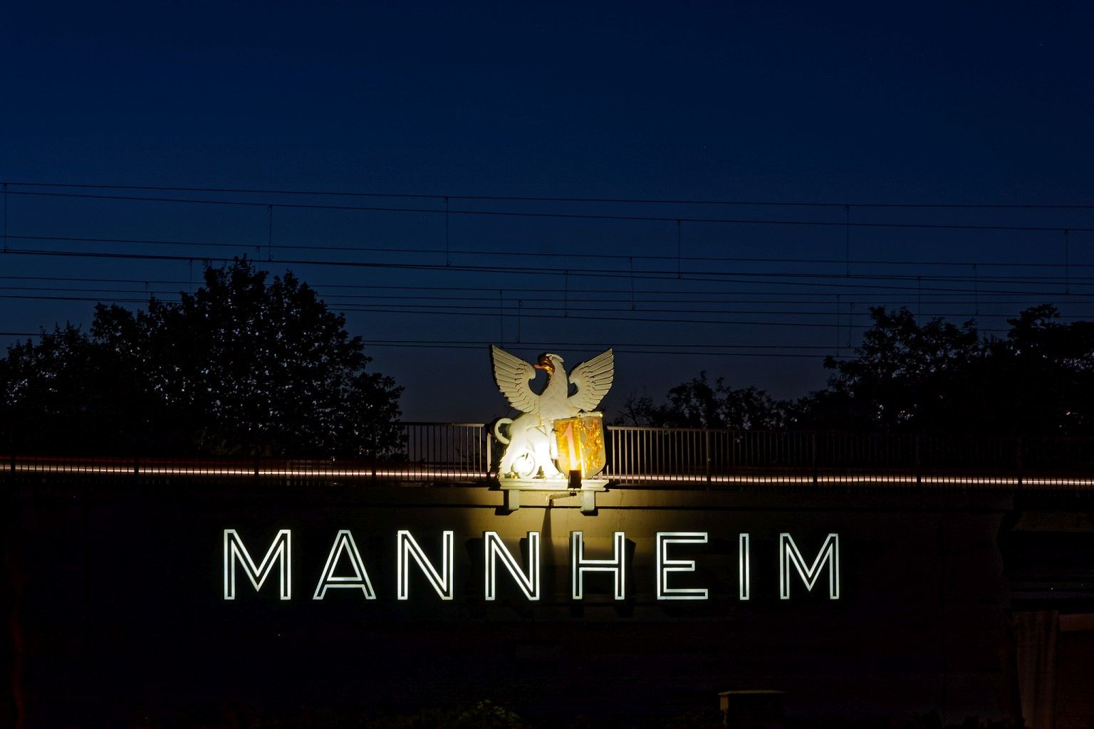 Mannheim Ortseingang, Germany