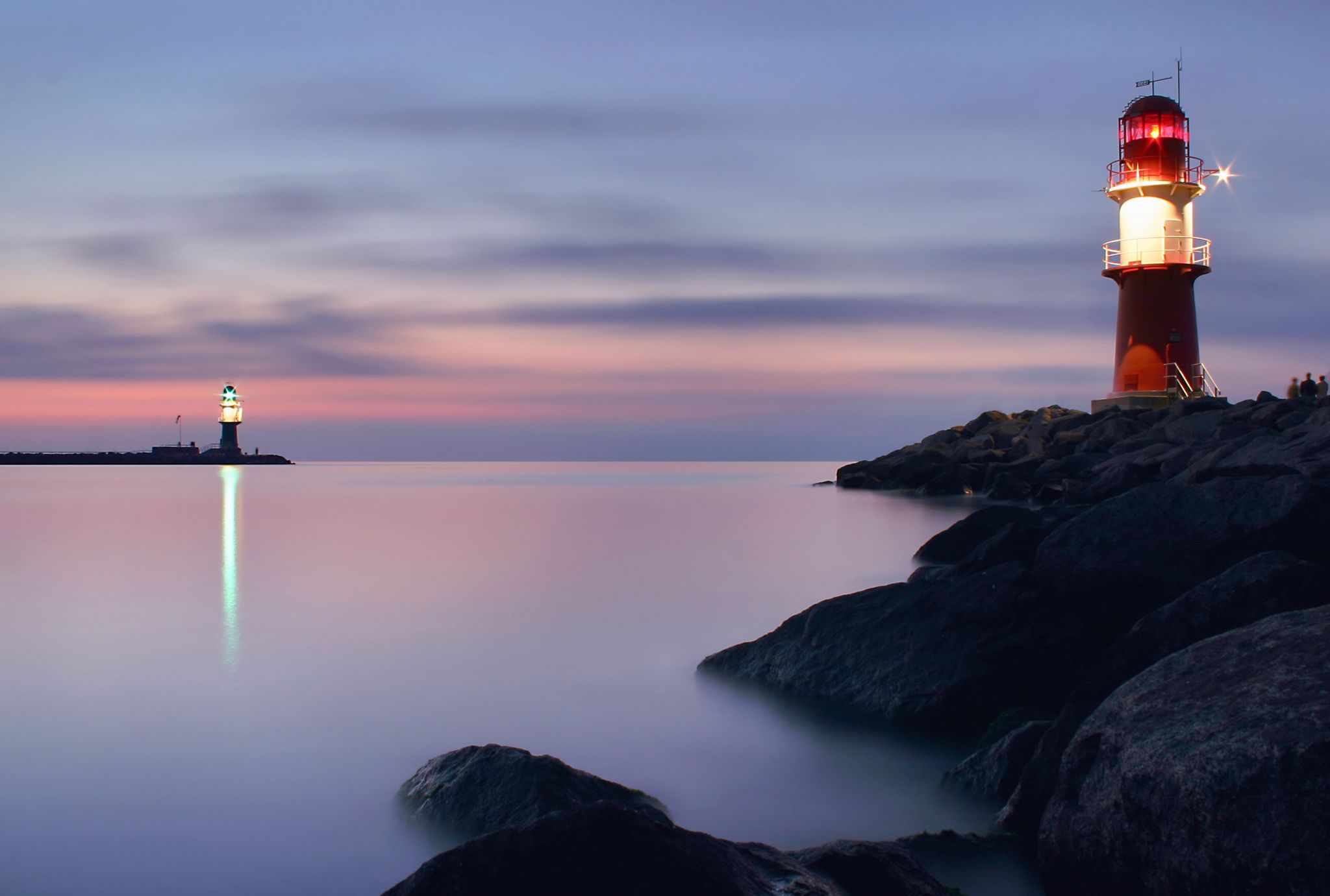 Mole of Warnemünde, Germany