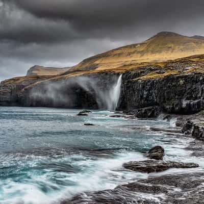 Mølin beach, Faroe Island, Faroe Islands