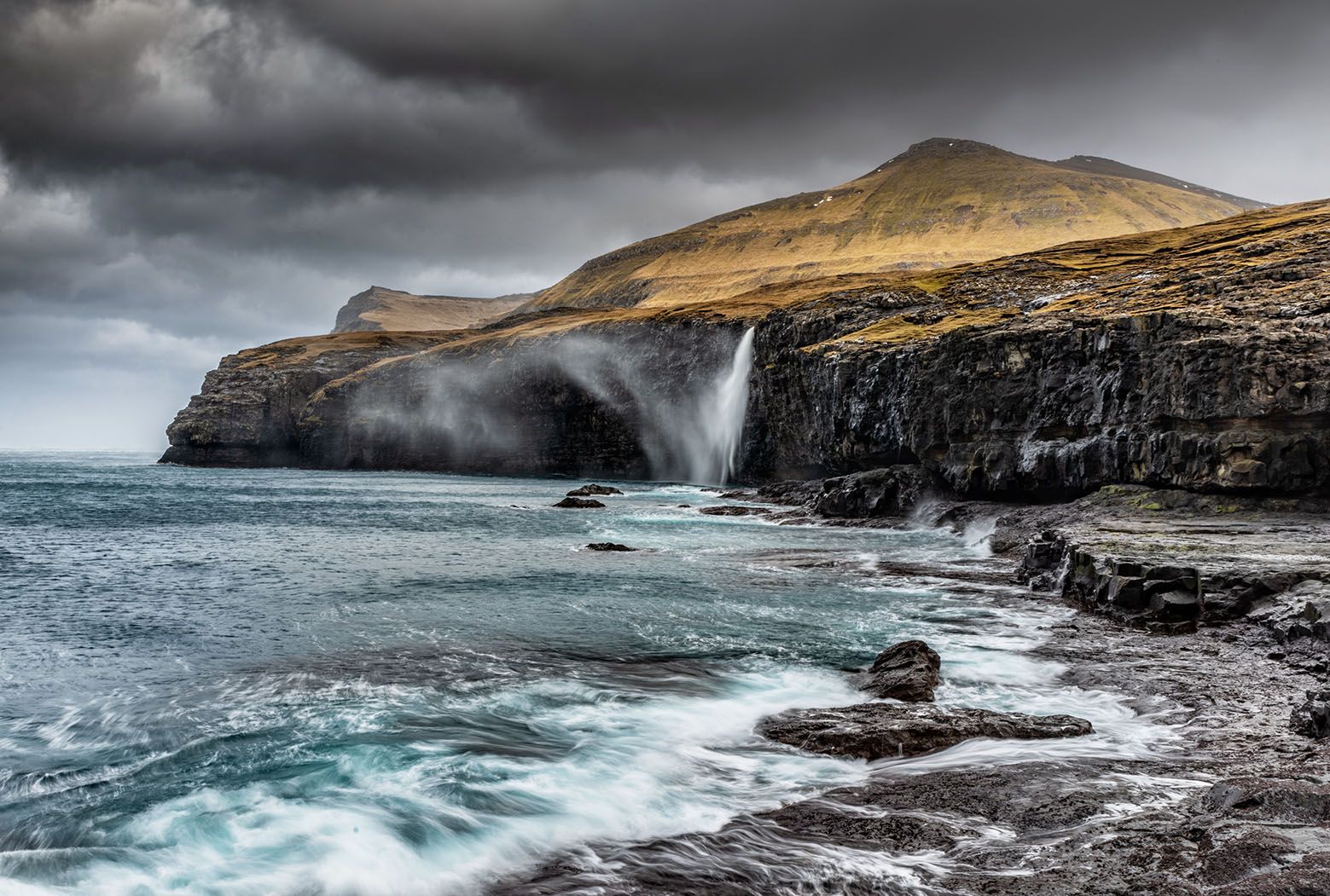 Mølin beach, Faroe Island, Faroe Islands