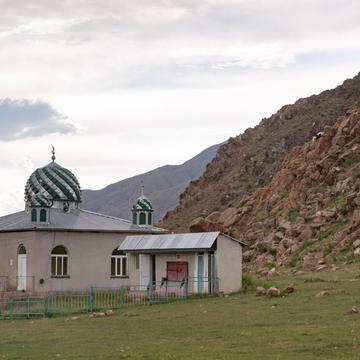 Moschee in Tarasu in Kirgistan, Kyrgyz Republic