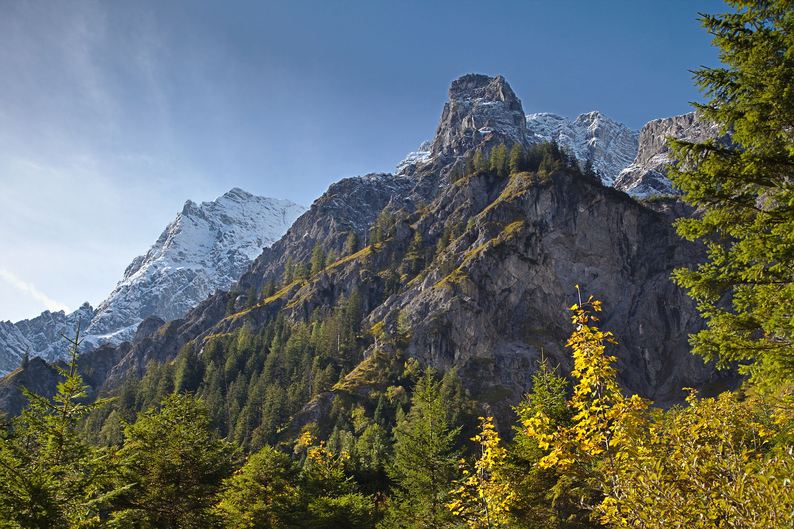 Mountains close to Wimbach valley, Germany