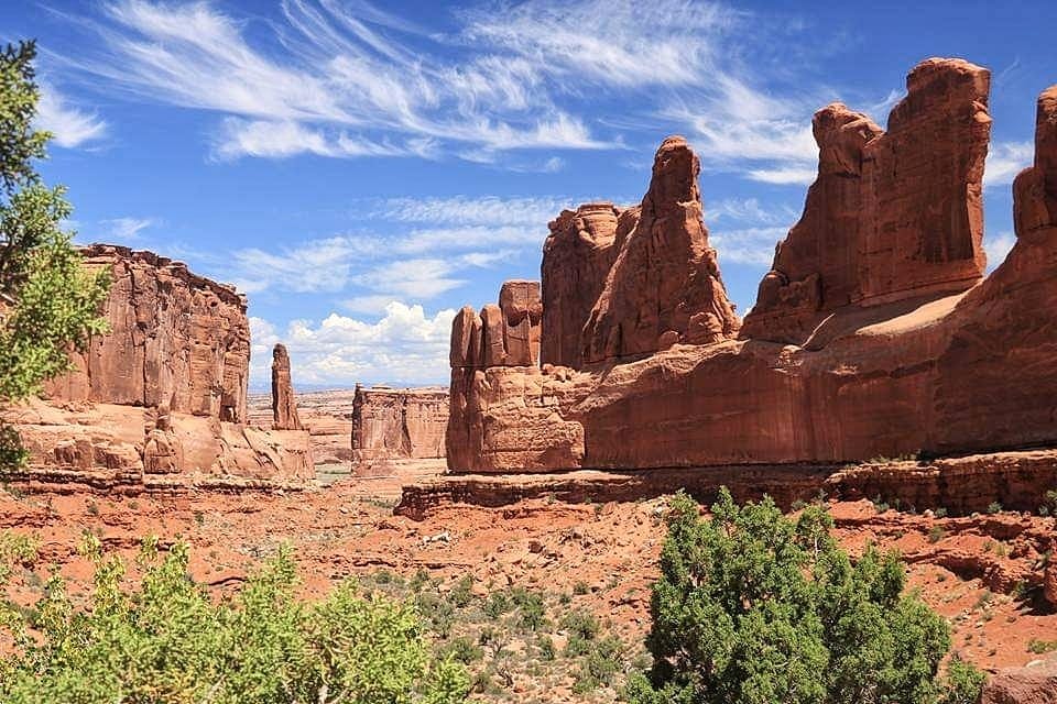 Near the entrance of Arches national park, USA
