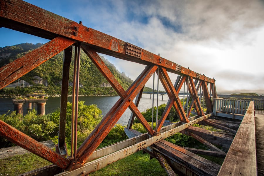 Old Bridge Greymouth South Island, New Zealand
