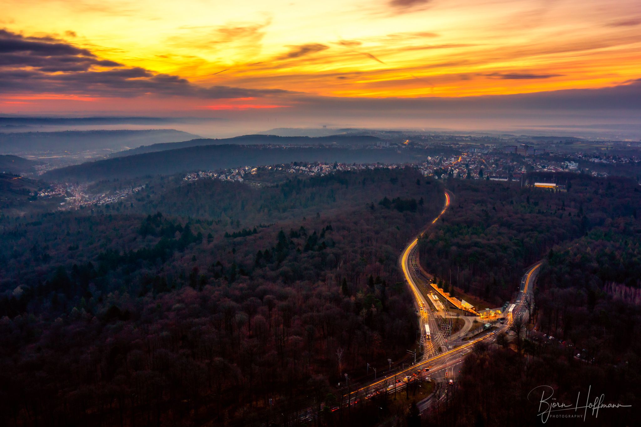On Top of Stuttgarts TV Tower, Germany