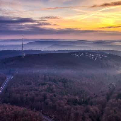 On Top of Stuttgarts TV Tower, Germany