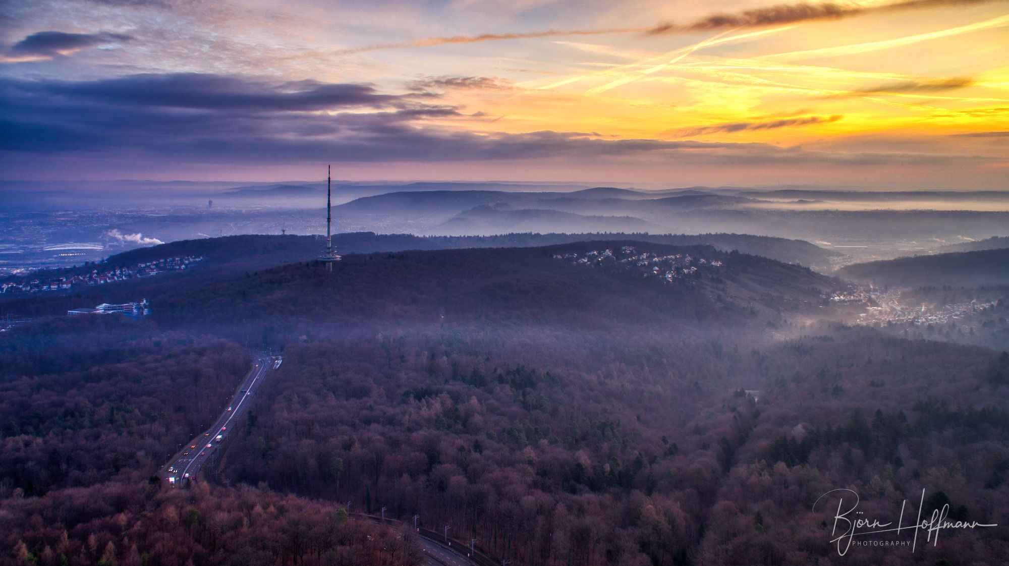 On Top of Stuttgarts TV Tower, Germany