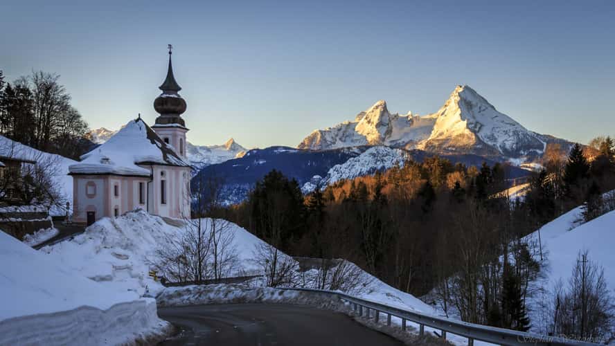 Church Maria Gern from the street
