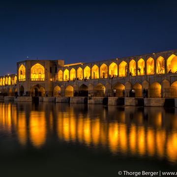 Pol-e Chādschu Bridge in Isfahan, Iran, Iran