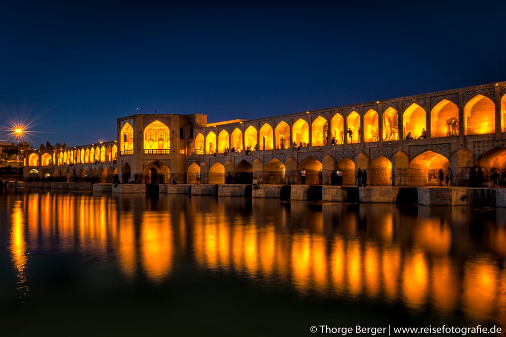 Pol-e Chādschu Bridge in Isfahan, Iran, Iran