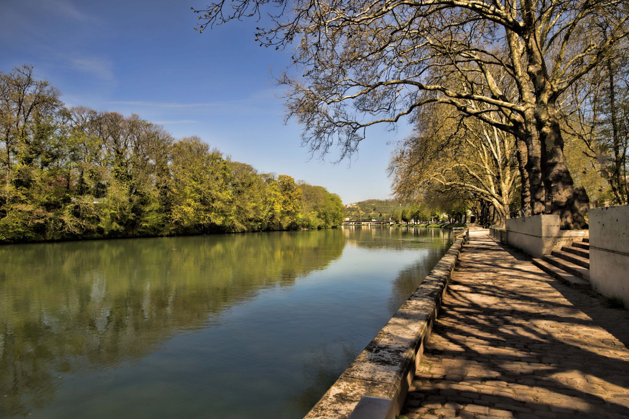 Pont Chaussee across The Meuse, France