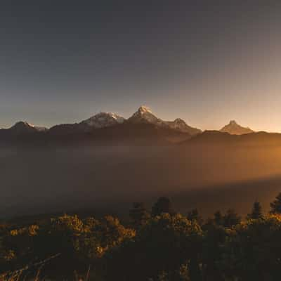 Poon Hill Peak in Nepal, Nepal