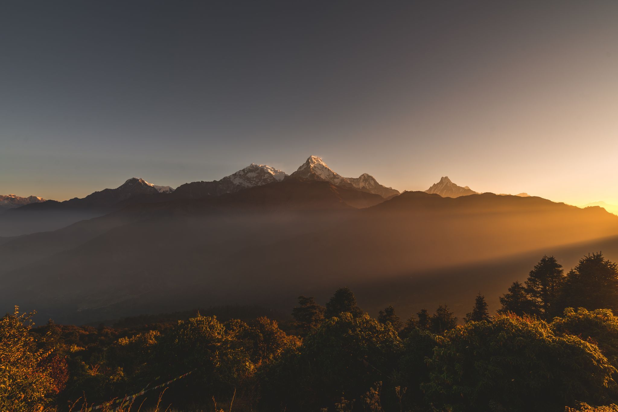 Poon Hill Peak in Nepal, Nepal