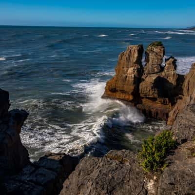 Punakaiki Pancake rocks South Island, New Zealand