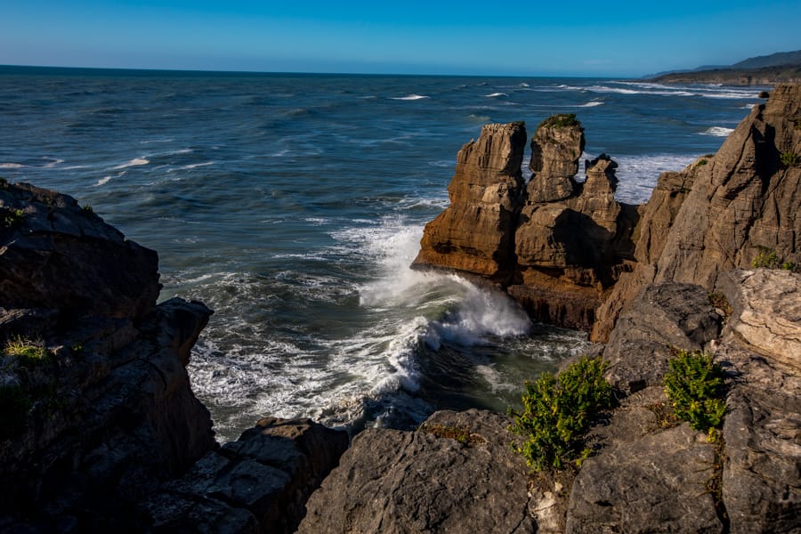 Punakaiki Pancake rocks South Island, New Zealand
