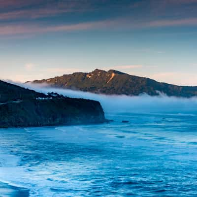 Rapahoe early morning fog, New Zealand