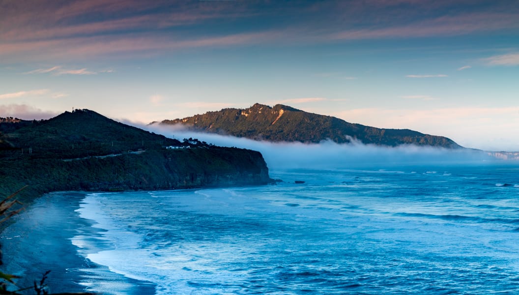Rapahoe early morning fog, New Zealand