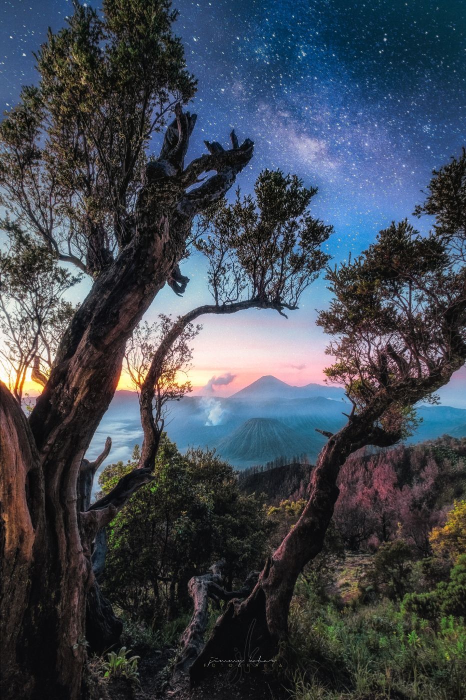 Stargazing in Bromo at Penanjakan 1, Indonesia