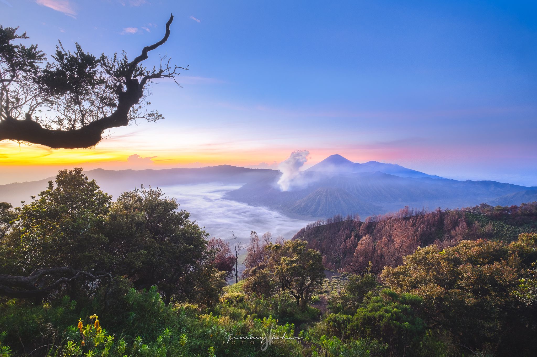Stargazing in Bromo at Penanjakan 1, Indonesia