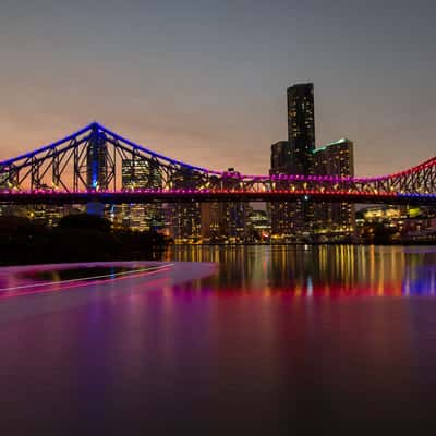 Brisbane Skyline, Story Bridge, Australia