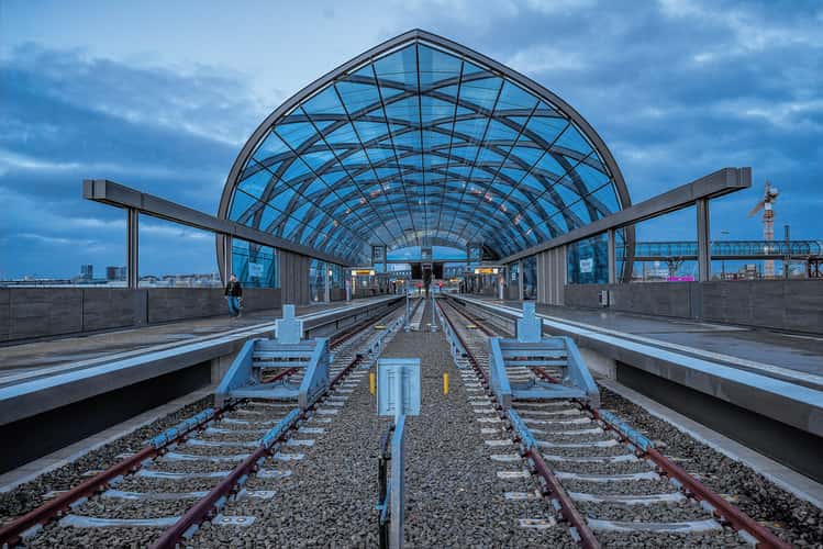 Subway station 'Elbbrücken', Hamburg