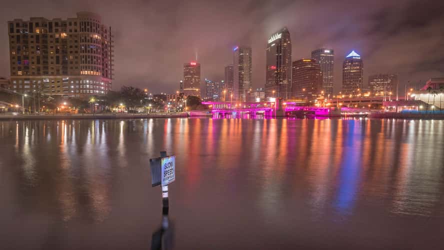 Tampa harbor skyline