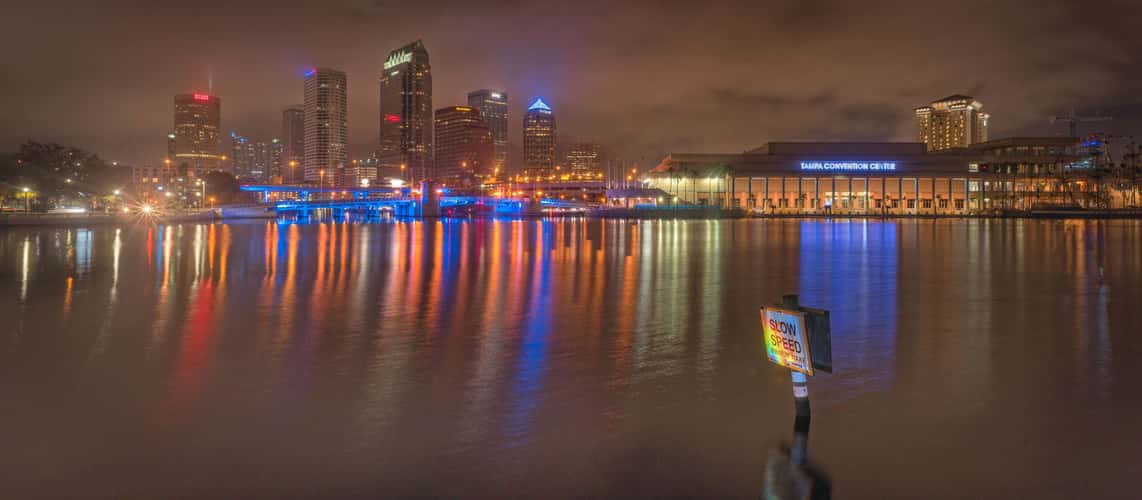 Tampa harbor skyline