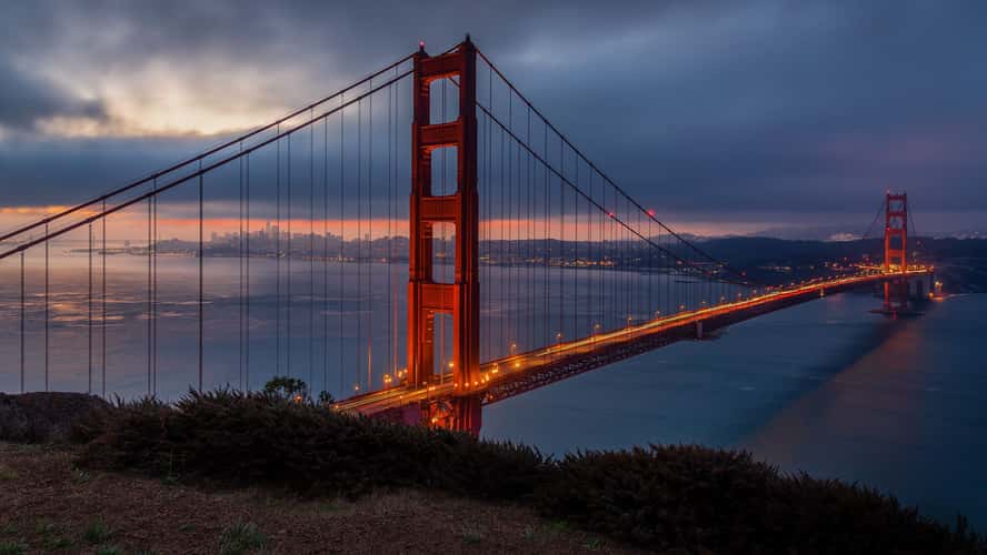 Golden Gate Bridge from Battery Spencer