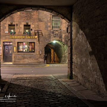 Tolbooth on The Cannongate, Edinburgh's 'Old Town', United Kingdom