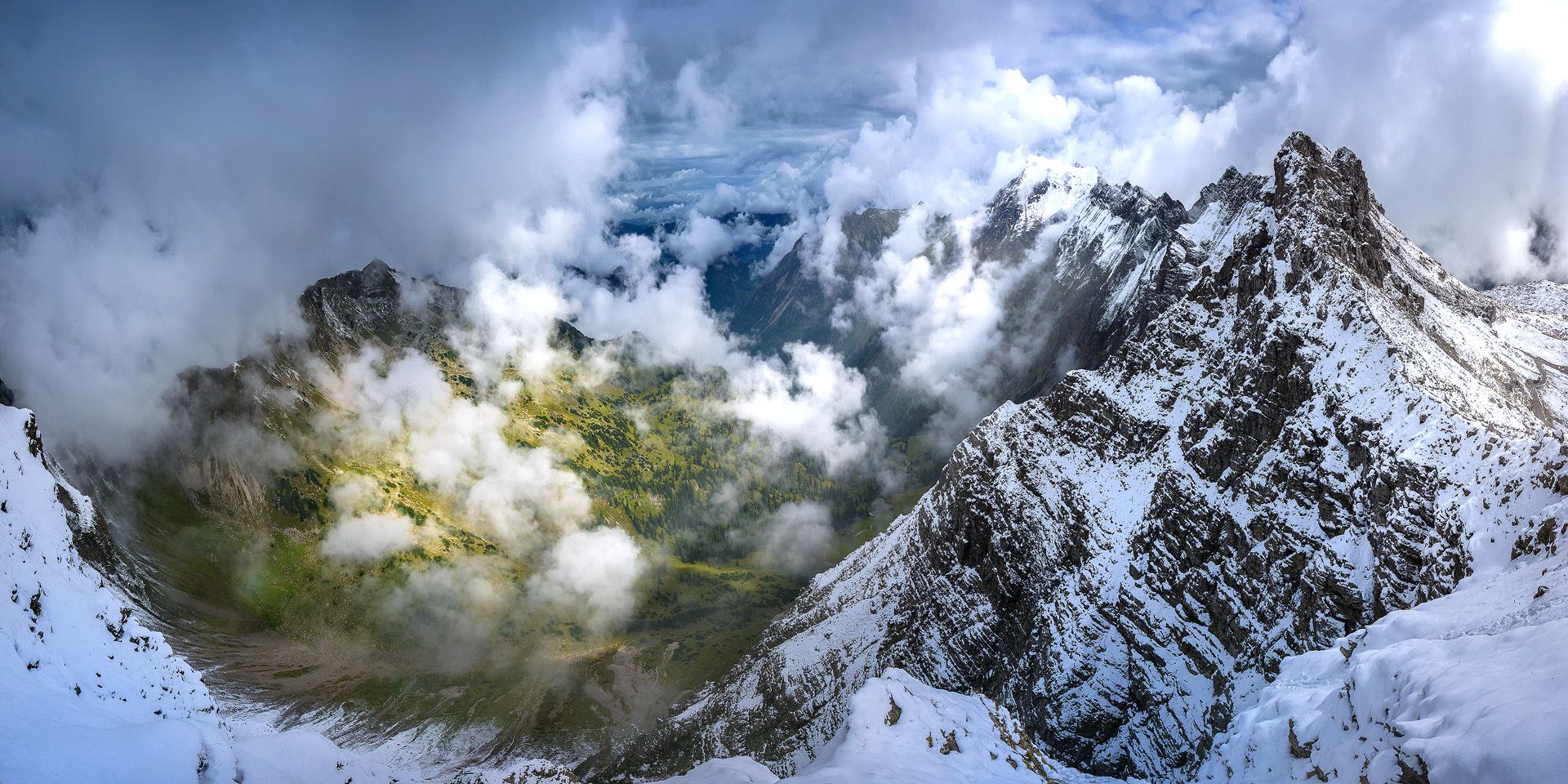 View from Nebelhorn, Germany