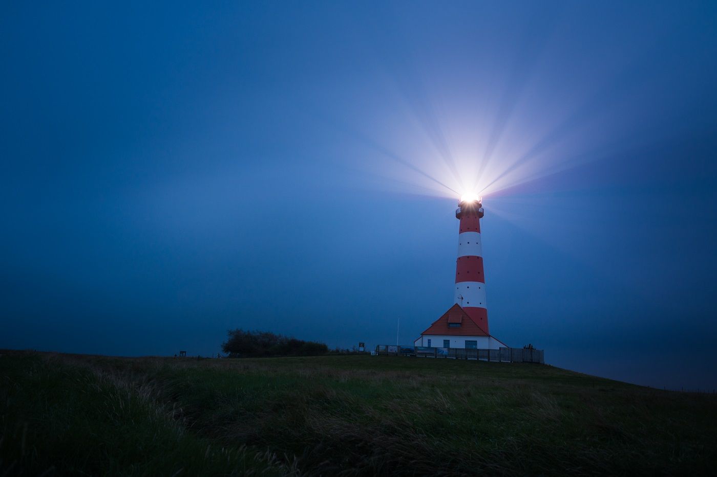 Lighthouse Westerheversand, Germany