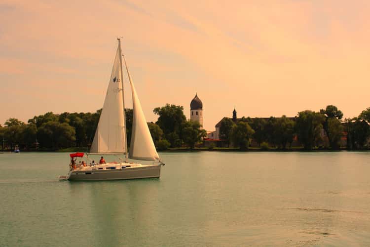 auf dem Chiemsee