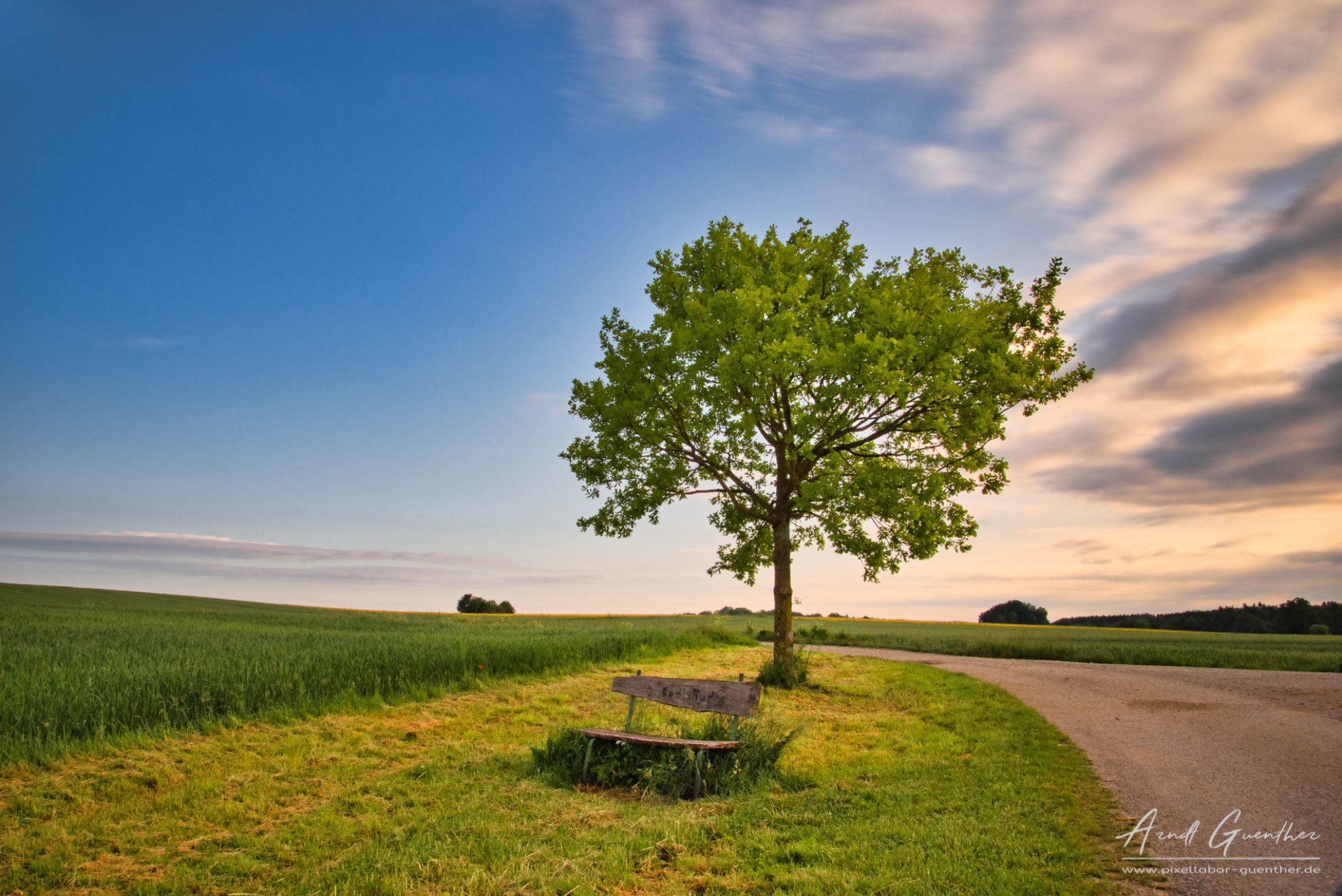 On the way to Monastery Andechs, Germany