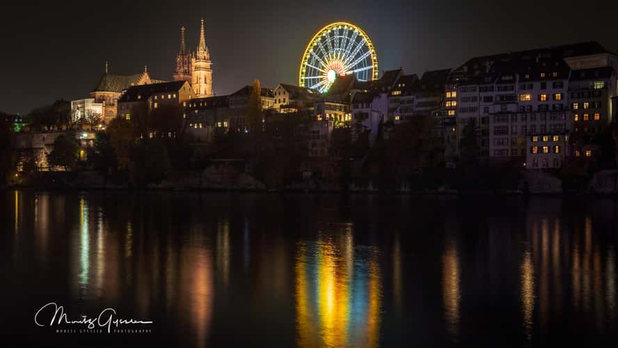 Old Town from Rhine River, Basel