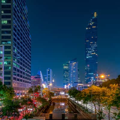 Bangkok citycsape from silom, Thailand