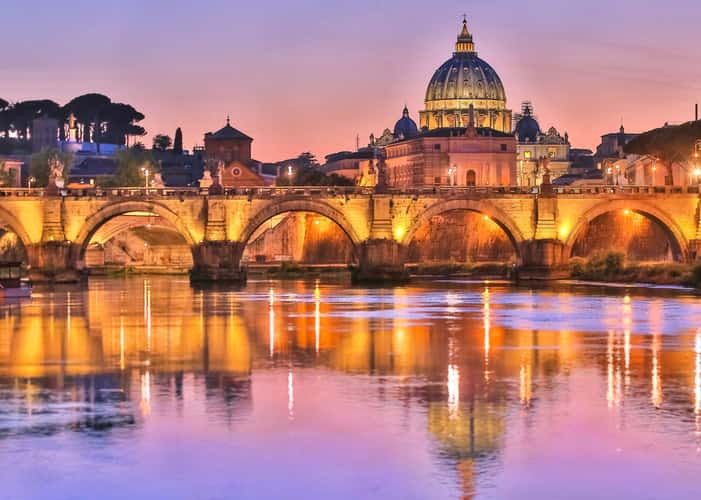 Basilica di San Pietro from Ponte Umberto I