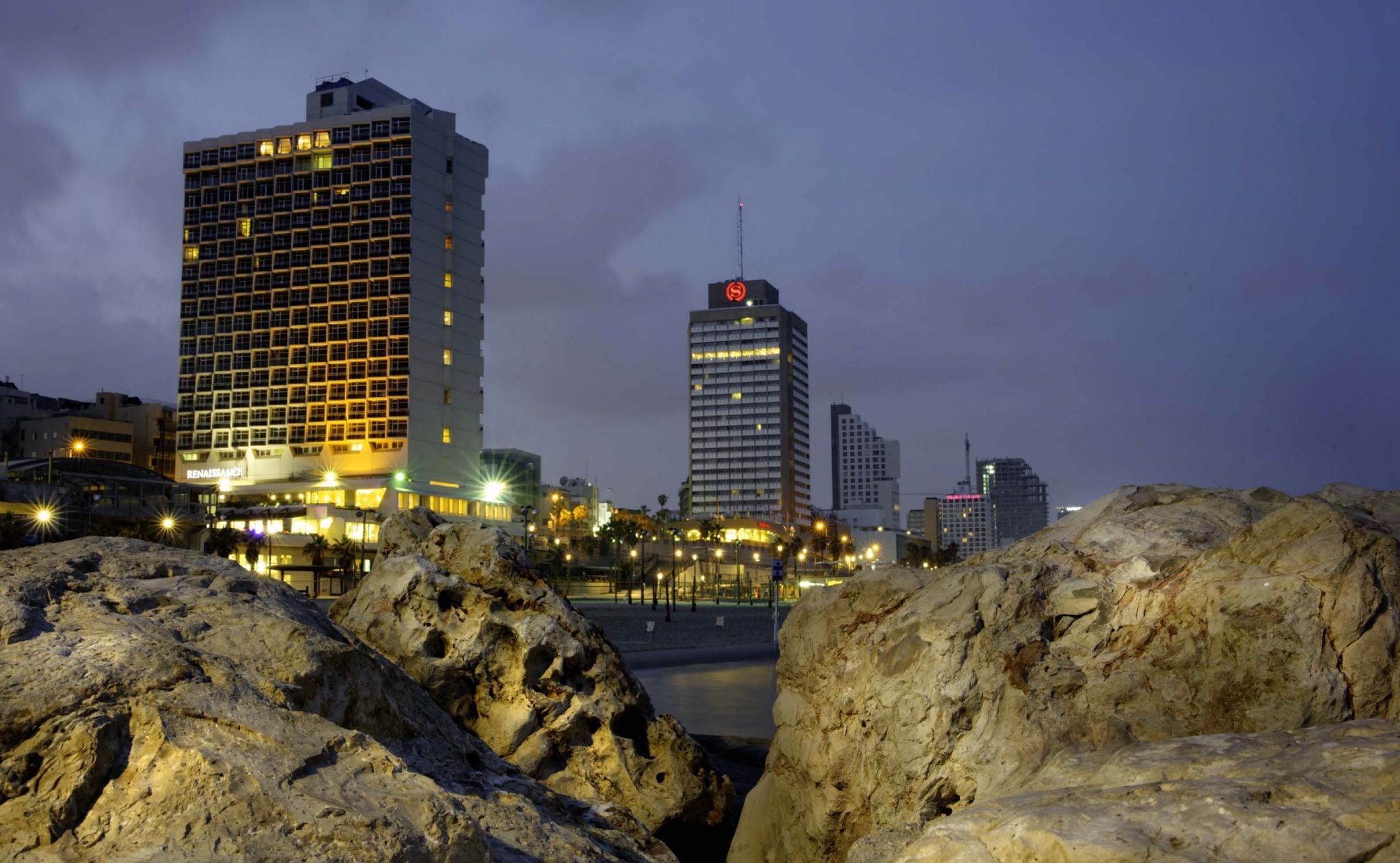 Beach in Tel Aviv, Israel