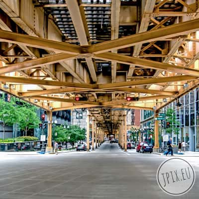 Below Chicago Loop, USA