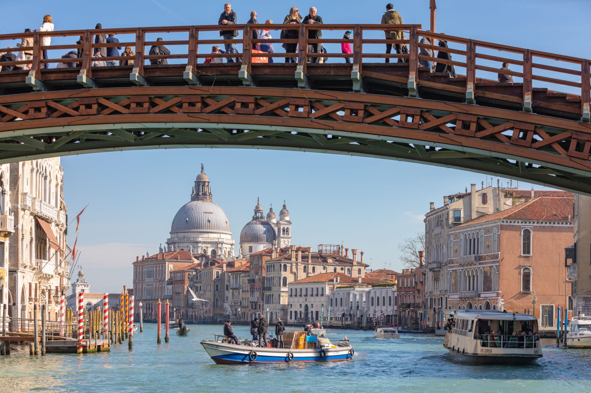 View from Ponte dell'Accademia, Venice, Italy