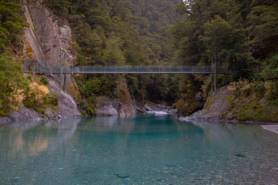 Blue Pools Haast Pass, New Zealand