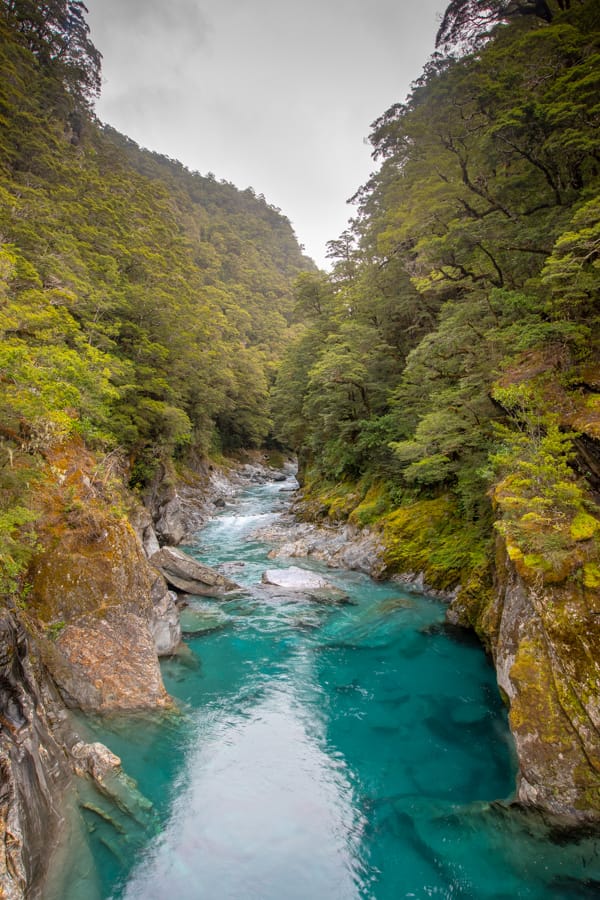 Blue Pools Haast Pass, New Zealand