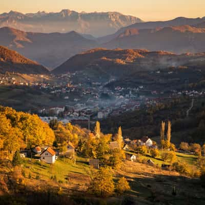 Bosnian landscape, Bosnia and Herzegovina