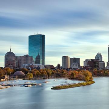 Boston Back Bay skyline, USA