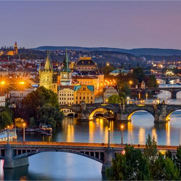 Bridges of Prague., Czech Republic